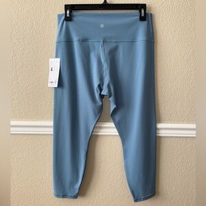 NEW Athleta Transcend 7/8 Tight Leggings Blue Size XL